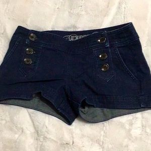 Express Shorts With Sailor Buttons